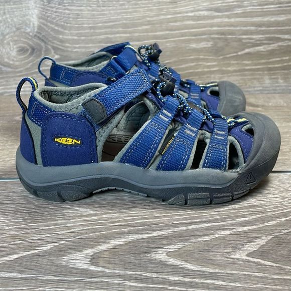 Keen Newport H2 Waterproof Blue Depths Gargoyle Toddler Boy Sz 12 Hiking Sandals - Picture 1 of 10